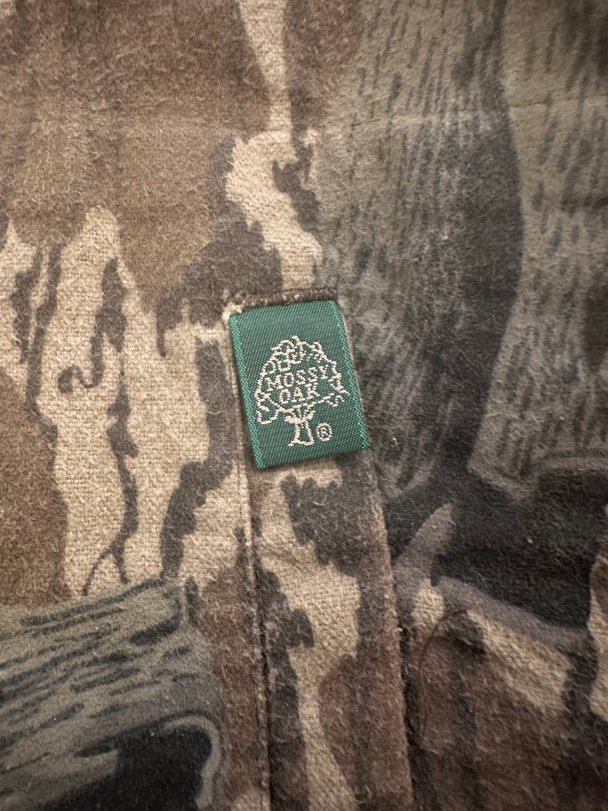 Vintage Mossy Oak Bomber Jacket (XL) Tree Stand Camo