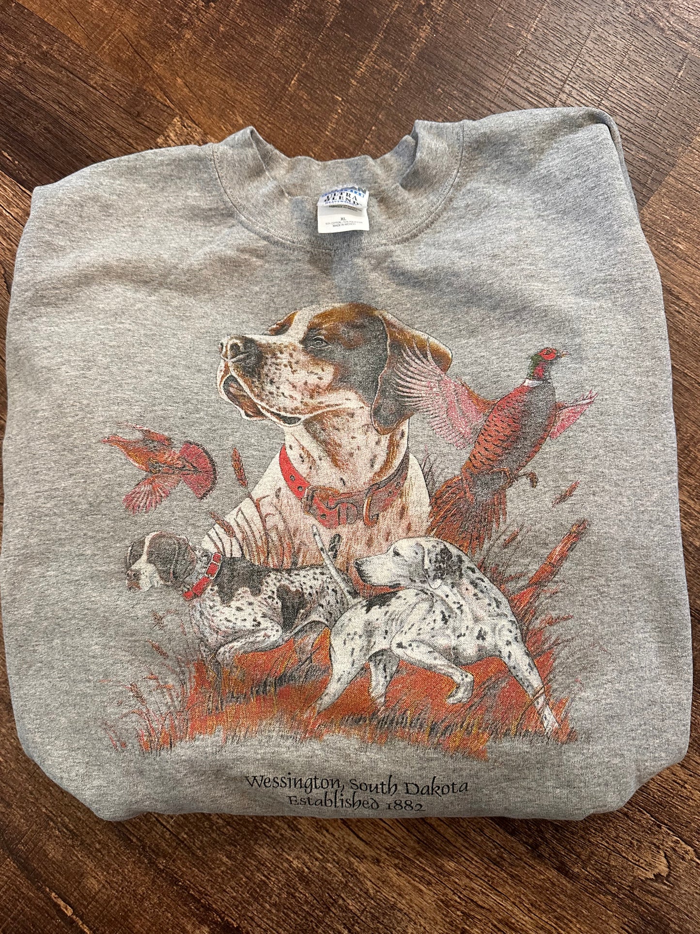 VTG Gildan Crewneck (XL) Bird Dogs Graphic