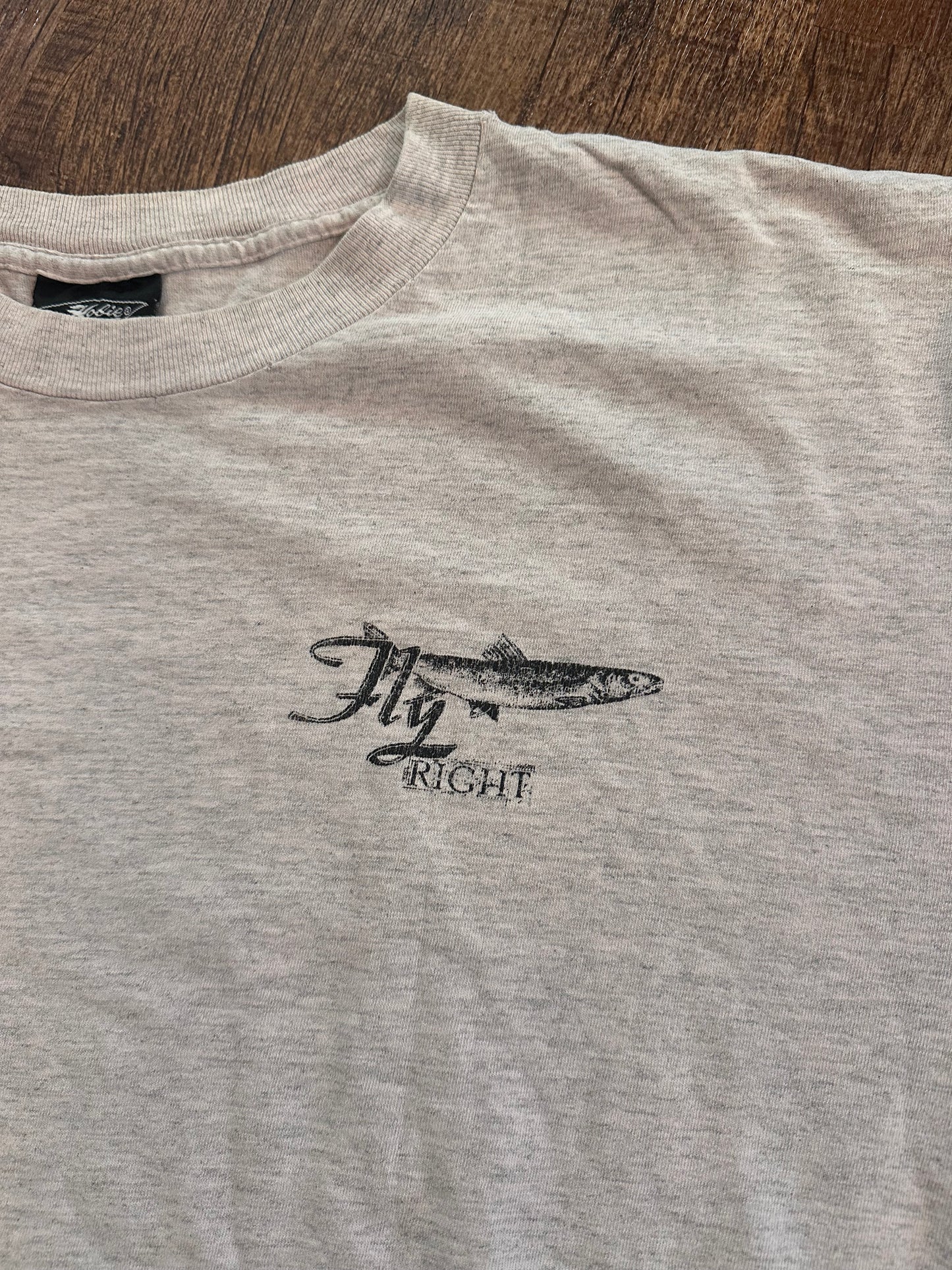 Vintage Hobie T (XL) Fly Right - Gray