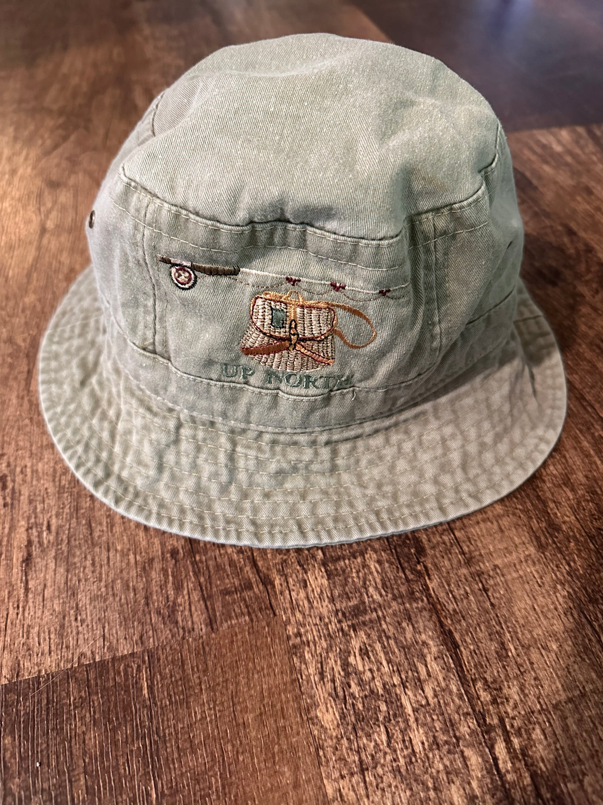 Vintage “Up North” Fly Fishing Bucket Hat