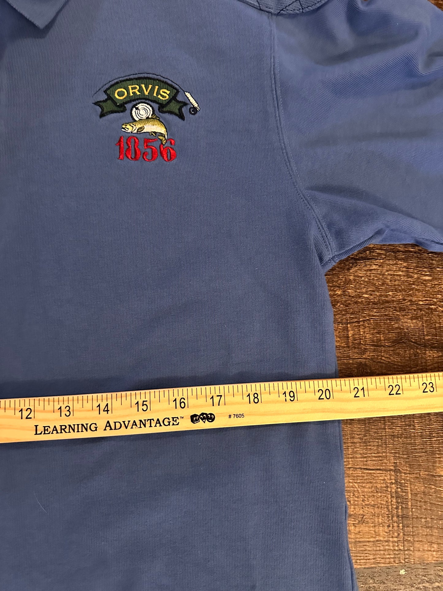 Vintage Orvis Rugby Polo (M) Embroidered Logo and Elbow Patches