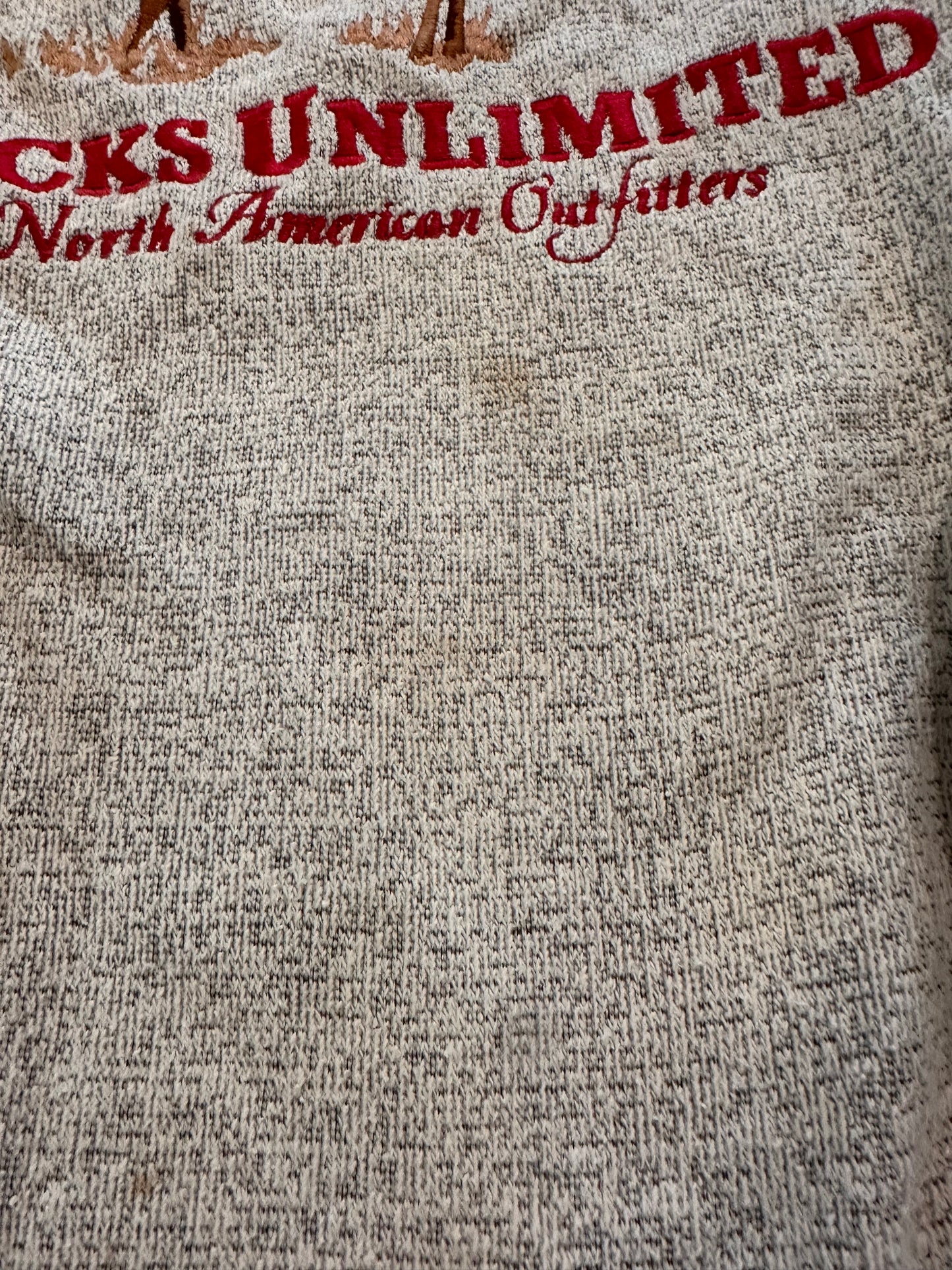 Vintage (B)Ducks Unlimited Crewneck (L) Embroidered Deer