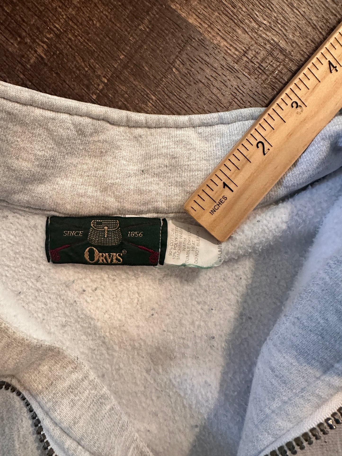 Vintage Orvis 1/4 Zip (XL) Embroidered Fly Logo