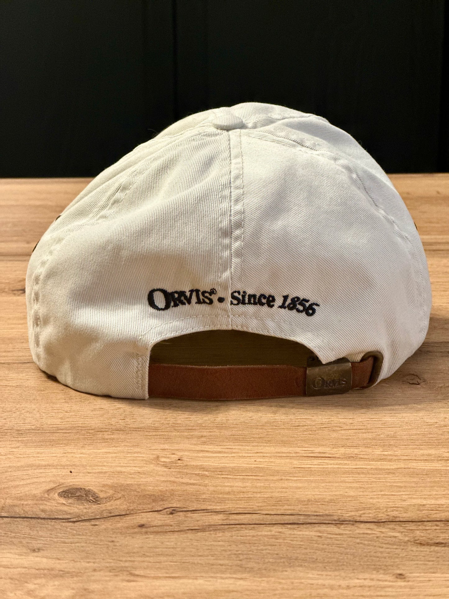 Vintage Orvis Long Brim Hat Embroidered Rods and Creel Logo