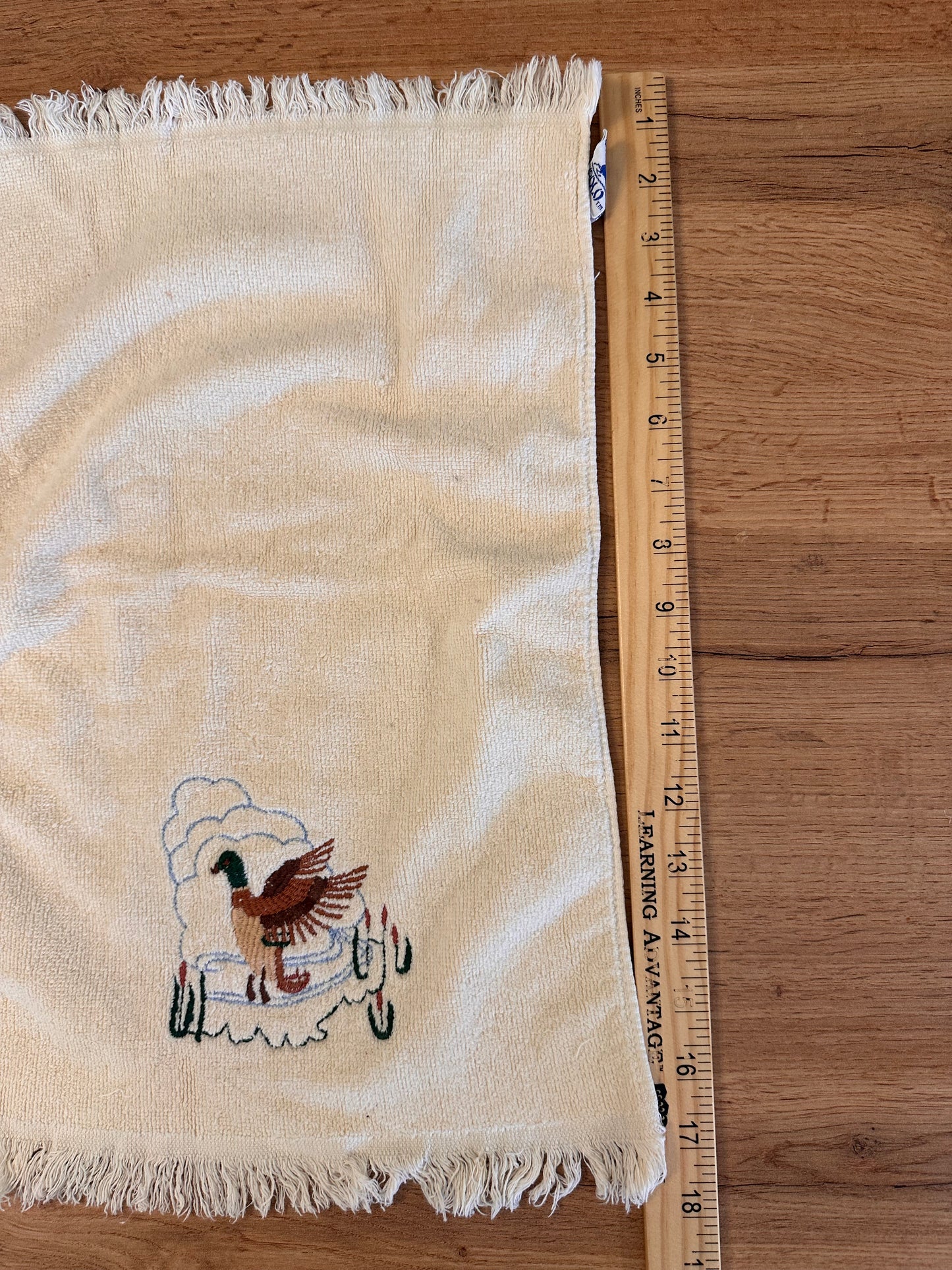 VTG Embroidered Mallard Hand Towels