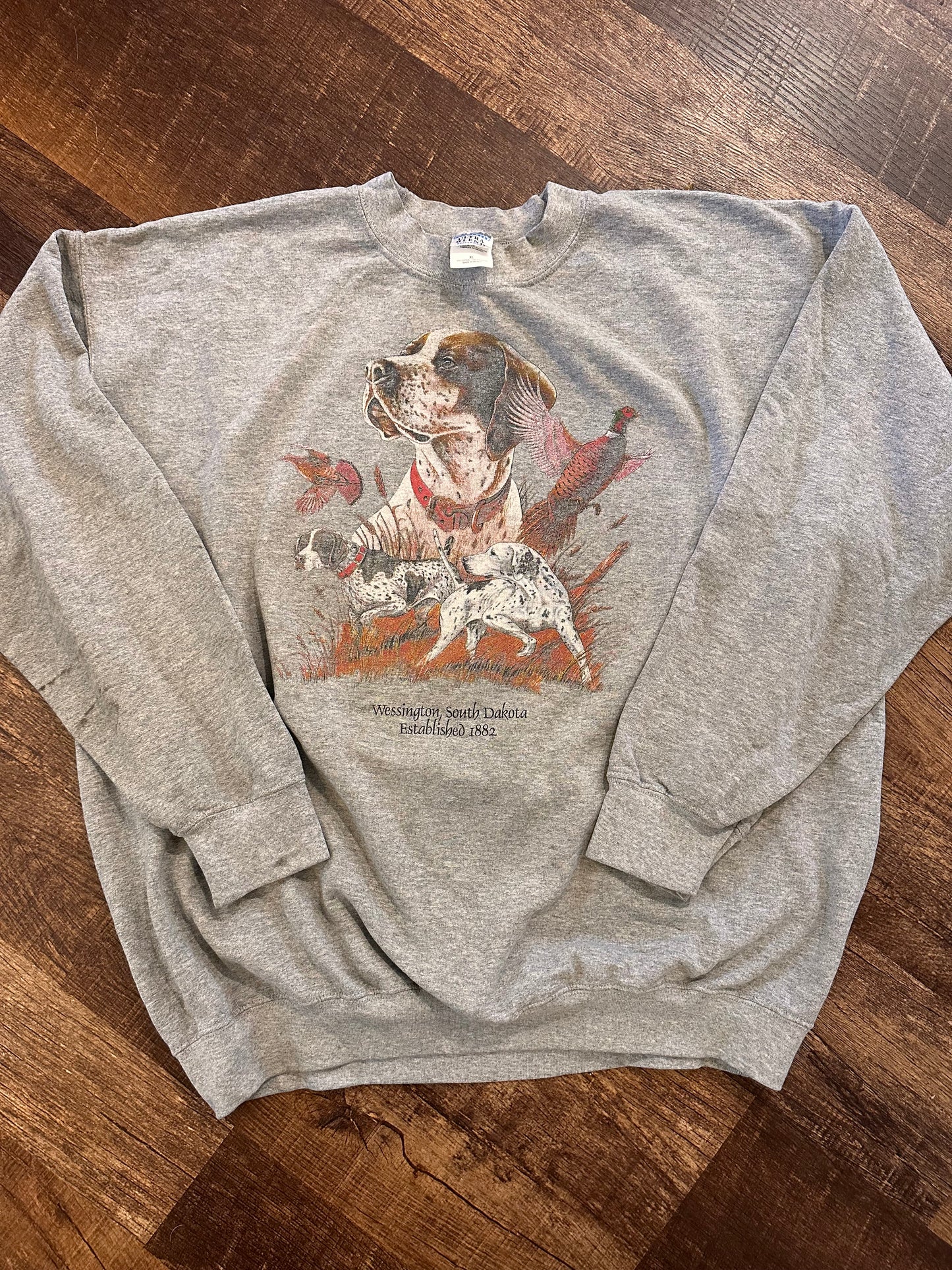 VTG Gildan Crewneck (XL) Bird Dogs Graphic