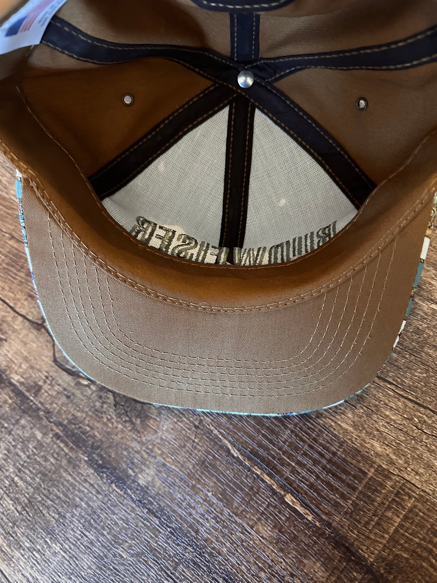 Vintage Budweiser Sportsman SnapBack Hat - Fish Print