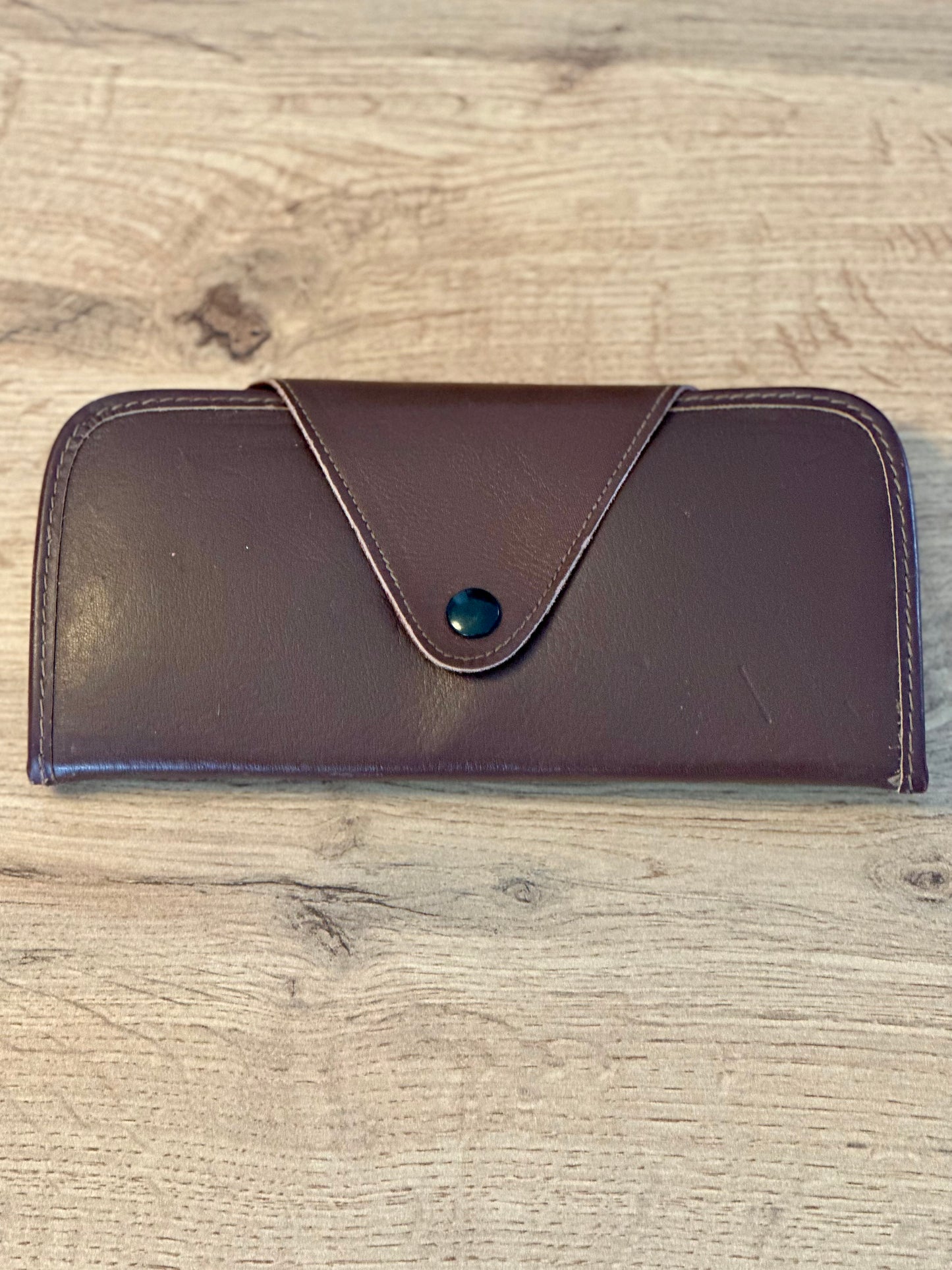 Vintage 1930s/1940s LL Bean Leather Fly Wallet