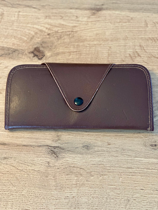 Vintage 1930s/1940s LL Bean Leather Fly Wallet