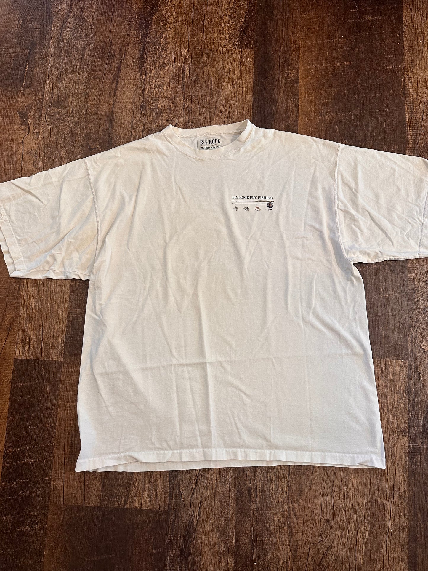 Vintage Big Rock Light Distress T-Shirt (XL) Trouts