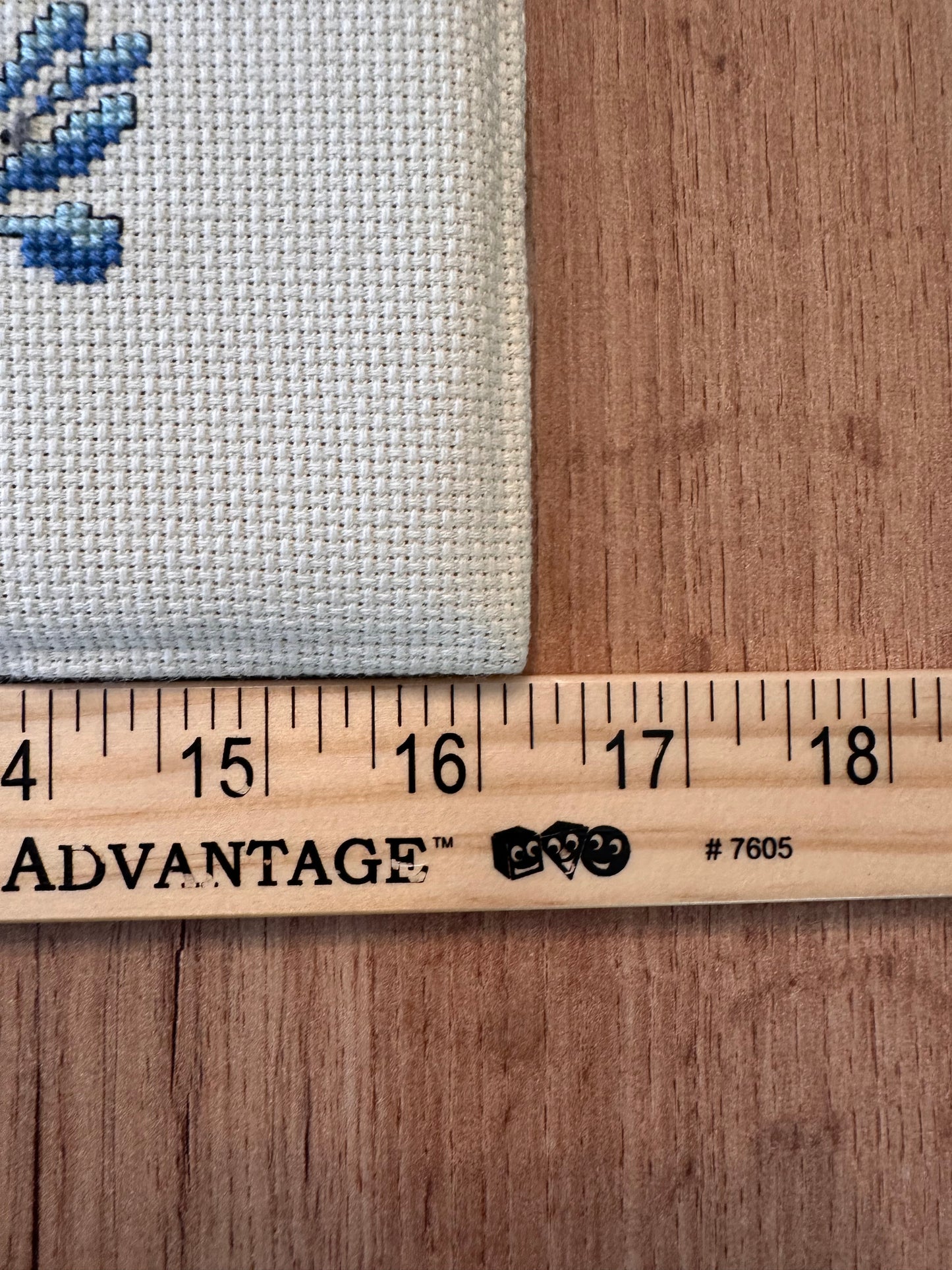 Vintage Unframed Cross Stitch - Fishing