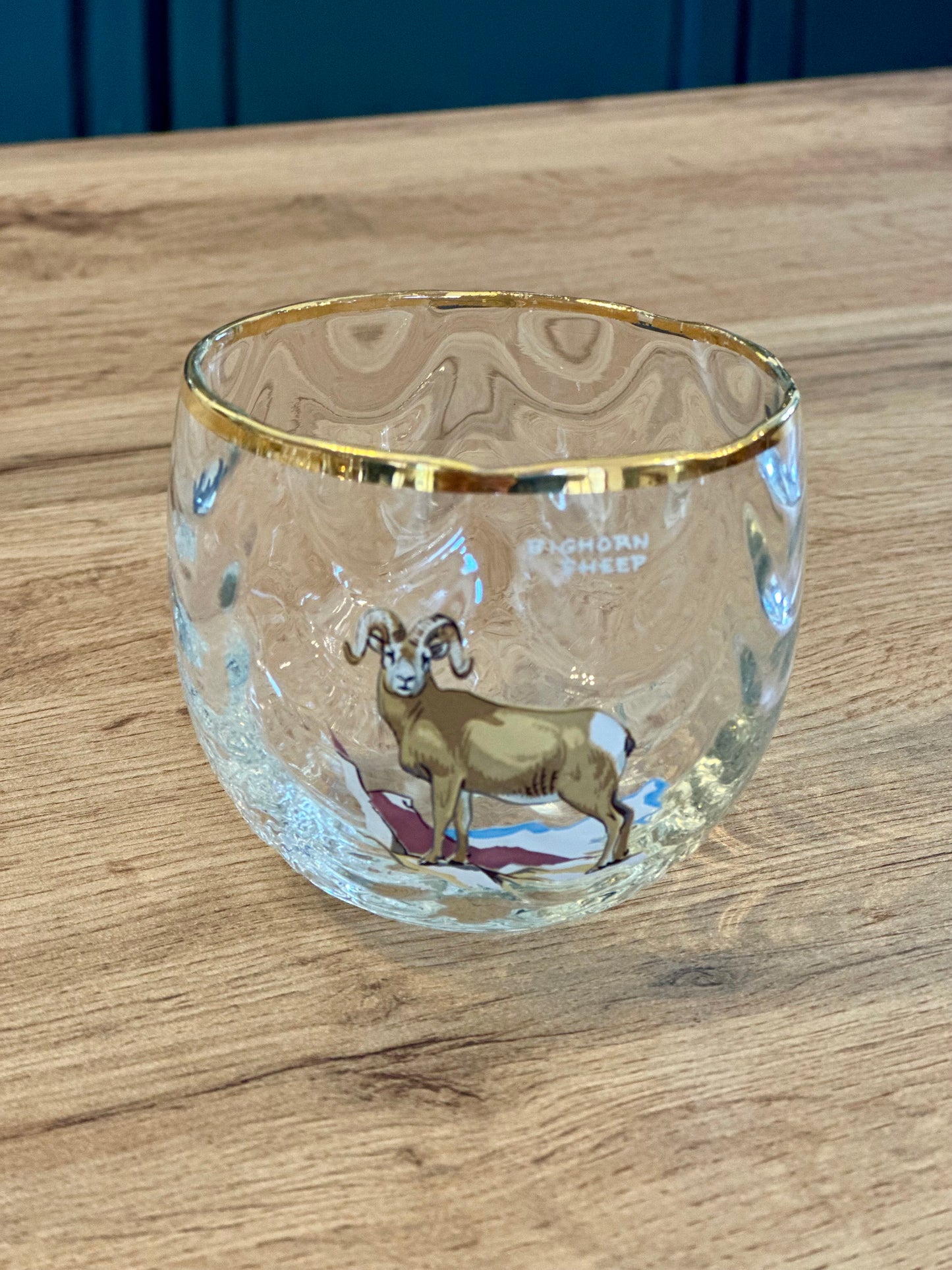 RARE 🥃 Ned Smith “Big Game” Low Ball Whiskey Glasses (Set of 8)