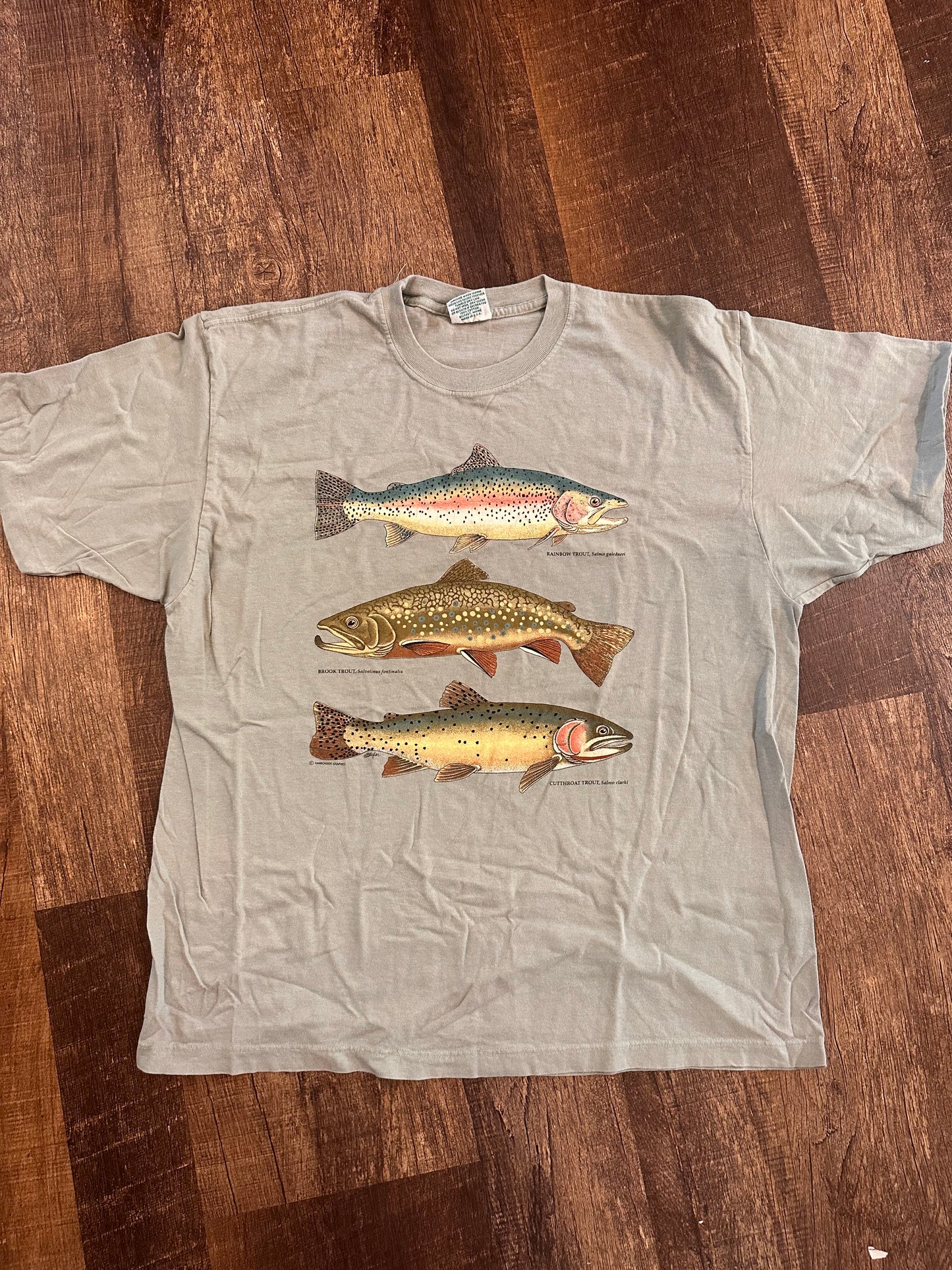 Vintage Harborside Graphics T-Shirt (L) Jamaica