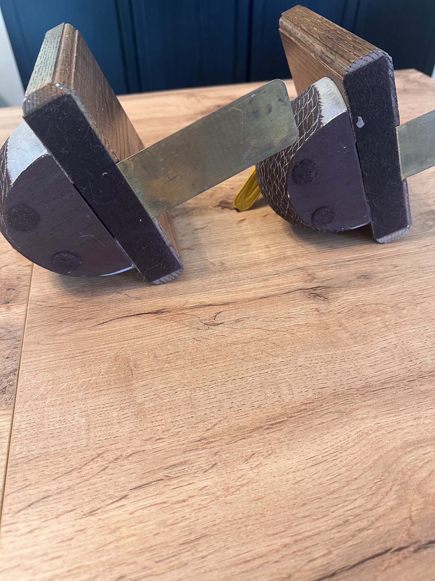 Vintage Wooden Mallard Duck Bookends