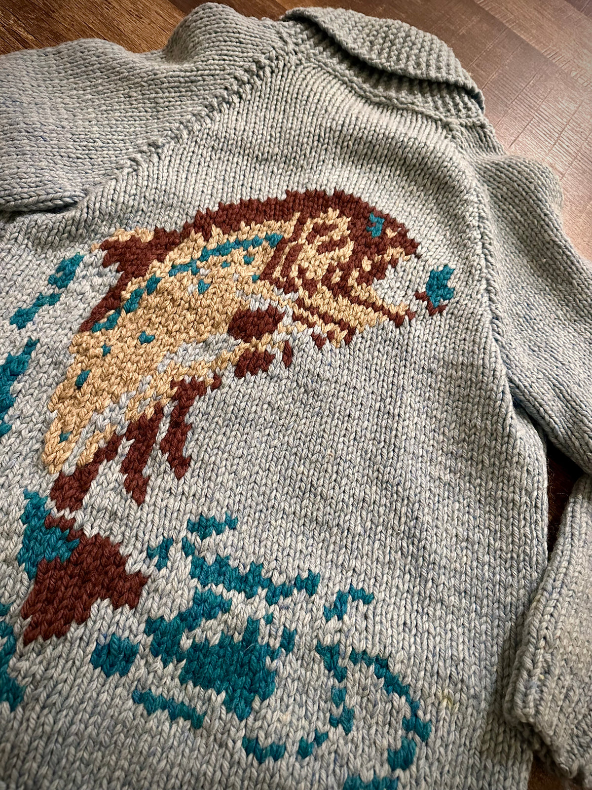 Vintage 60s/70s Mary Maxim Cowichan Sweater (M)