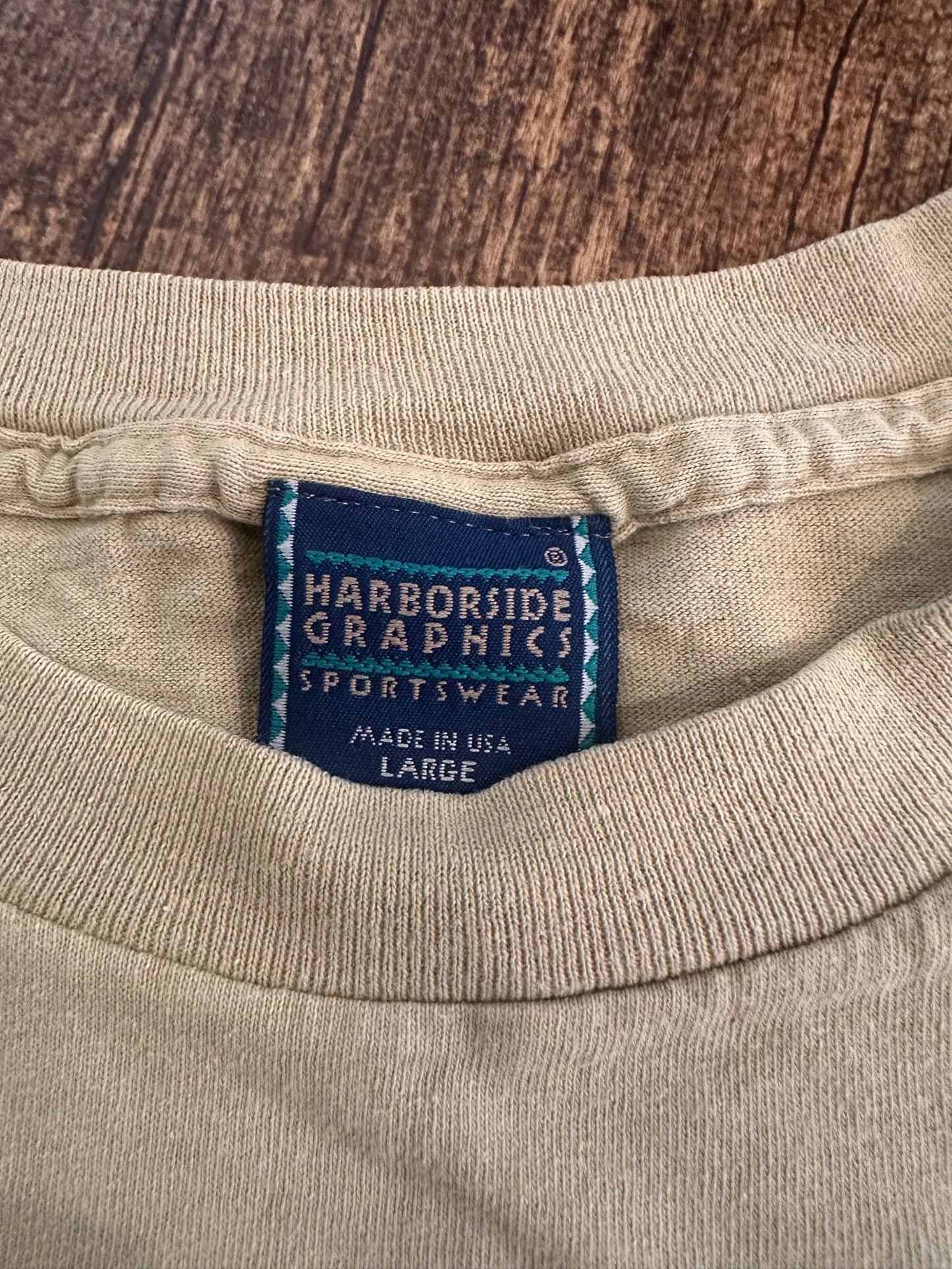 Vintage Harborside Graphics T-Shirt (L) Catch & Release