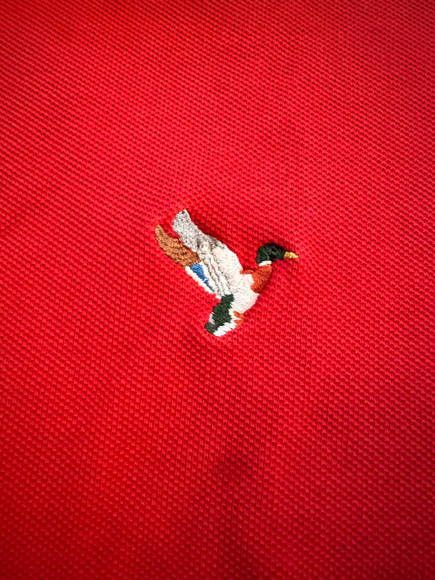 Vintage Orvis Polo (XL) Embroidered Duck - Red