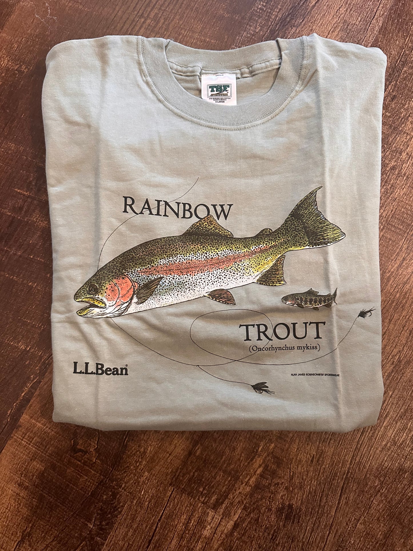 Vintage MINT L.L. Bean Rainbow Trout T-shirt