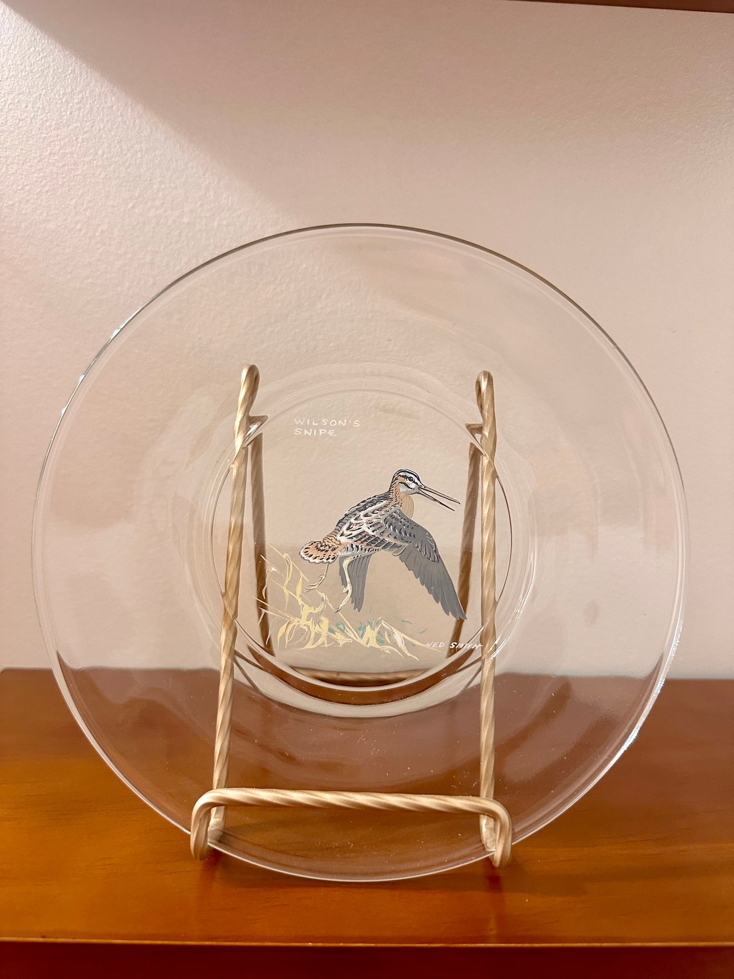 Vintage 1970s Ned Smith “Game Birds” Appetizer / Dessert Plates (Set of 7)