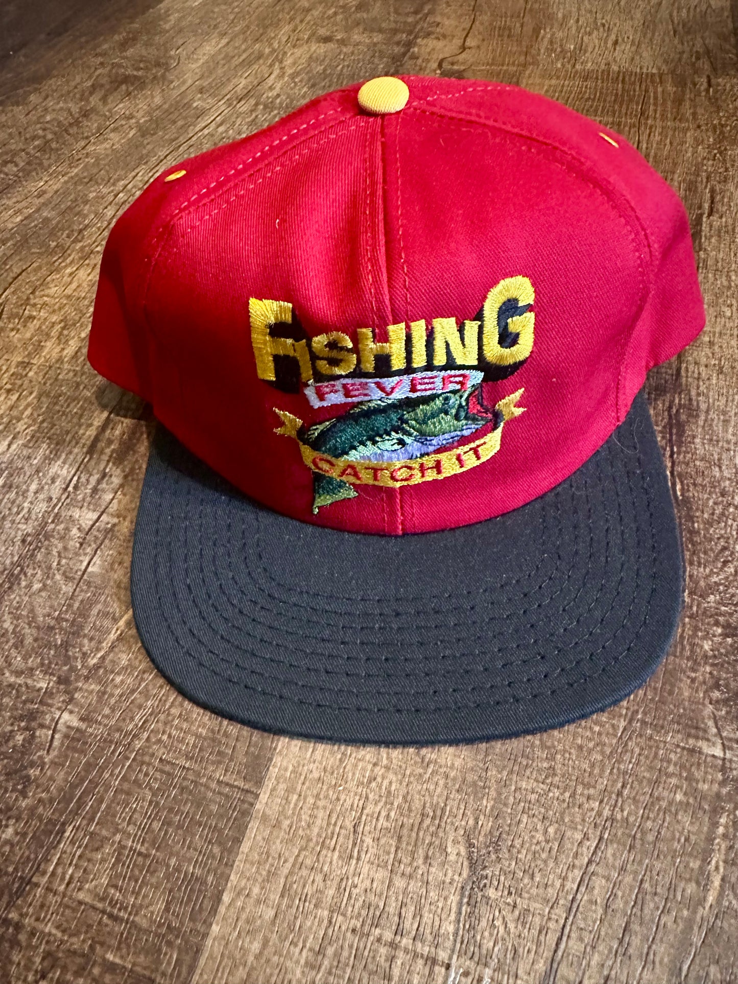 Vintage 90s Fishing Fever - Catch It SnapBack
