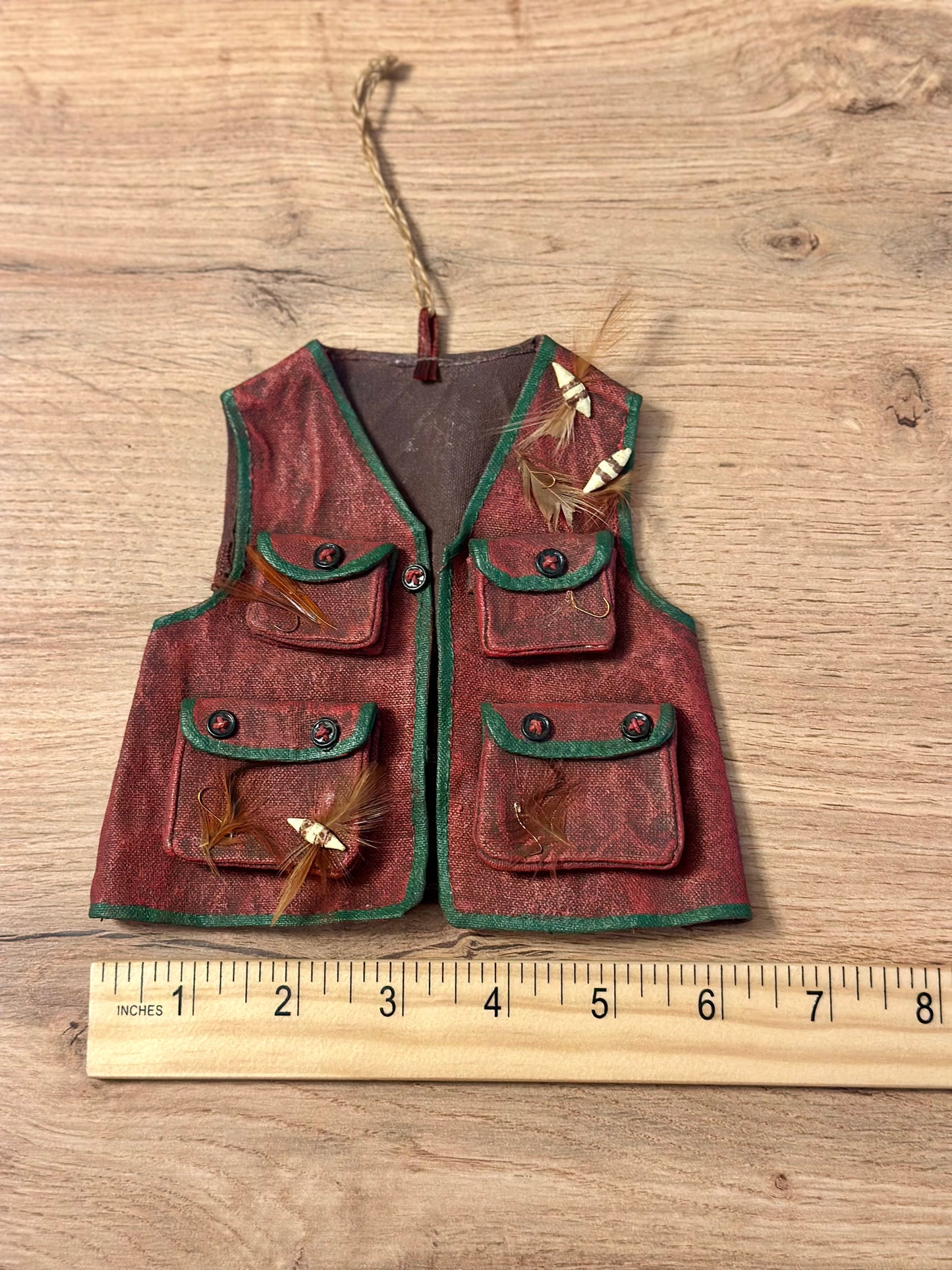 Vintage Fly Vest Ornament