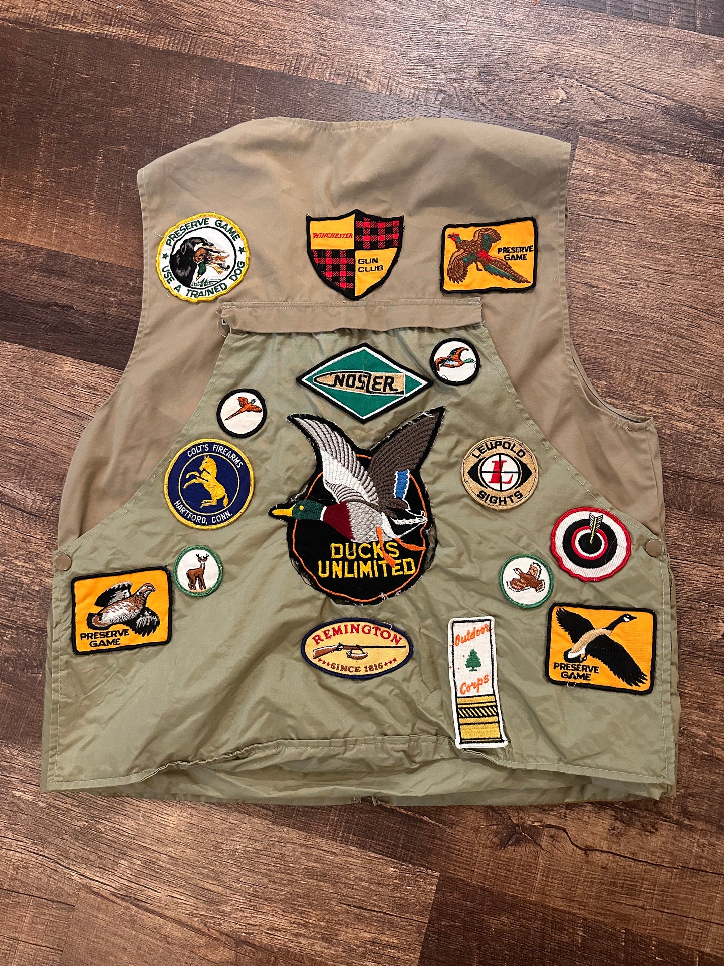 Vintage Browning Hunting Patch Vest (L?)