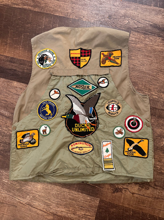 Vintage Browning Hunting Patch Vest (L?)