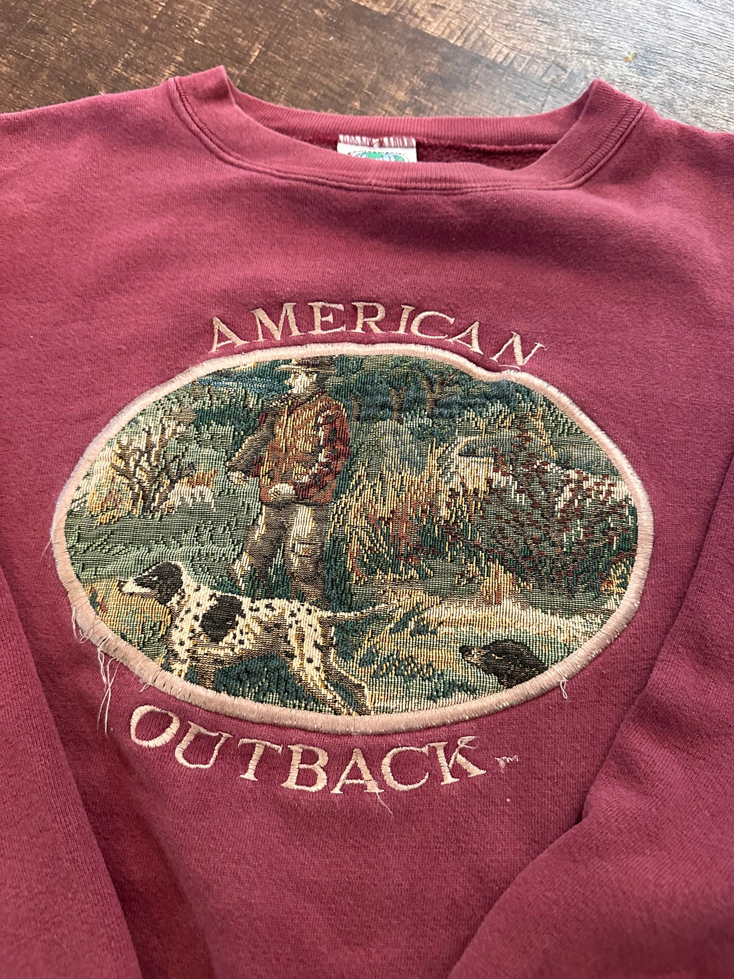 Vintage Environmental Artwear Crew (L) American Outback Tapestry