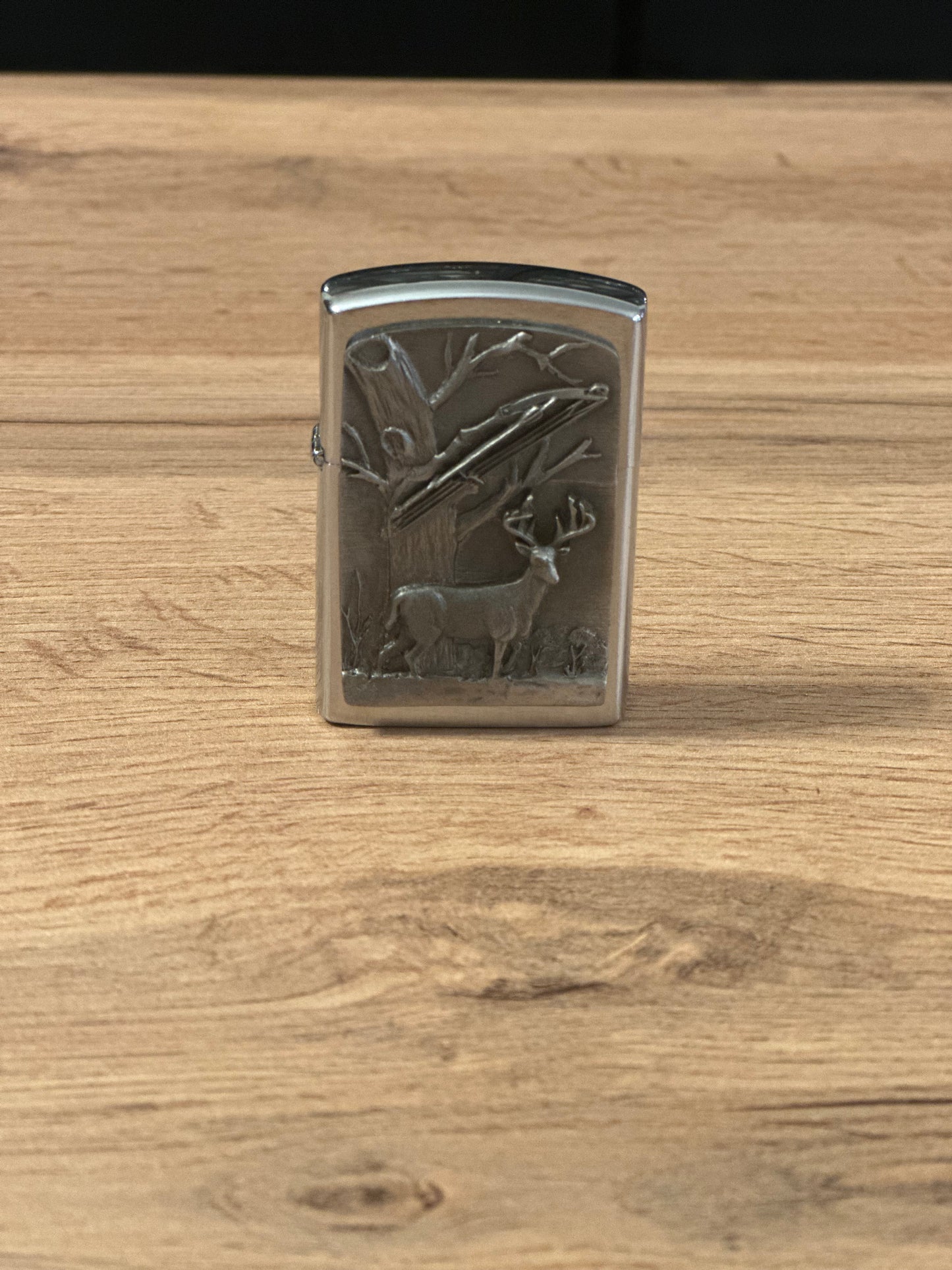 Vintage Ronson Wind II 3D Lighter - Buck and Bow and Arrow (NOS)