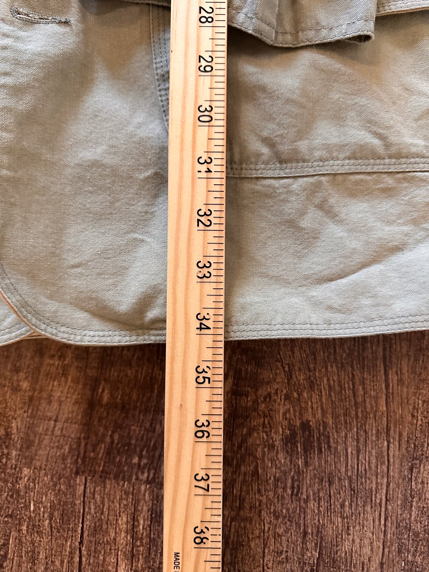 Vintage Woolrich Chore Coat (L) Fly Fishing Lining - Olive