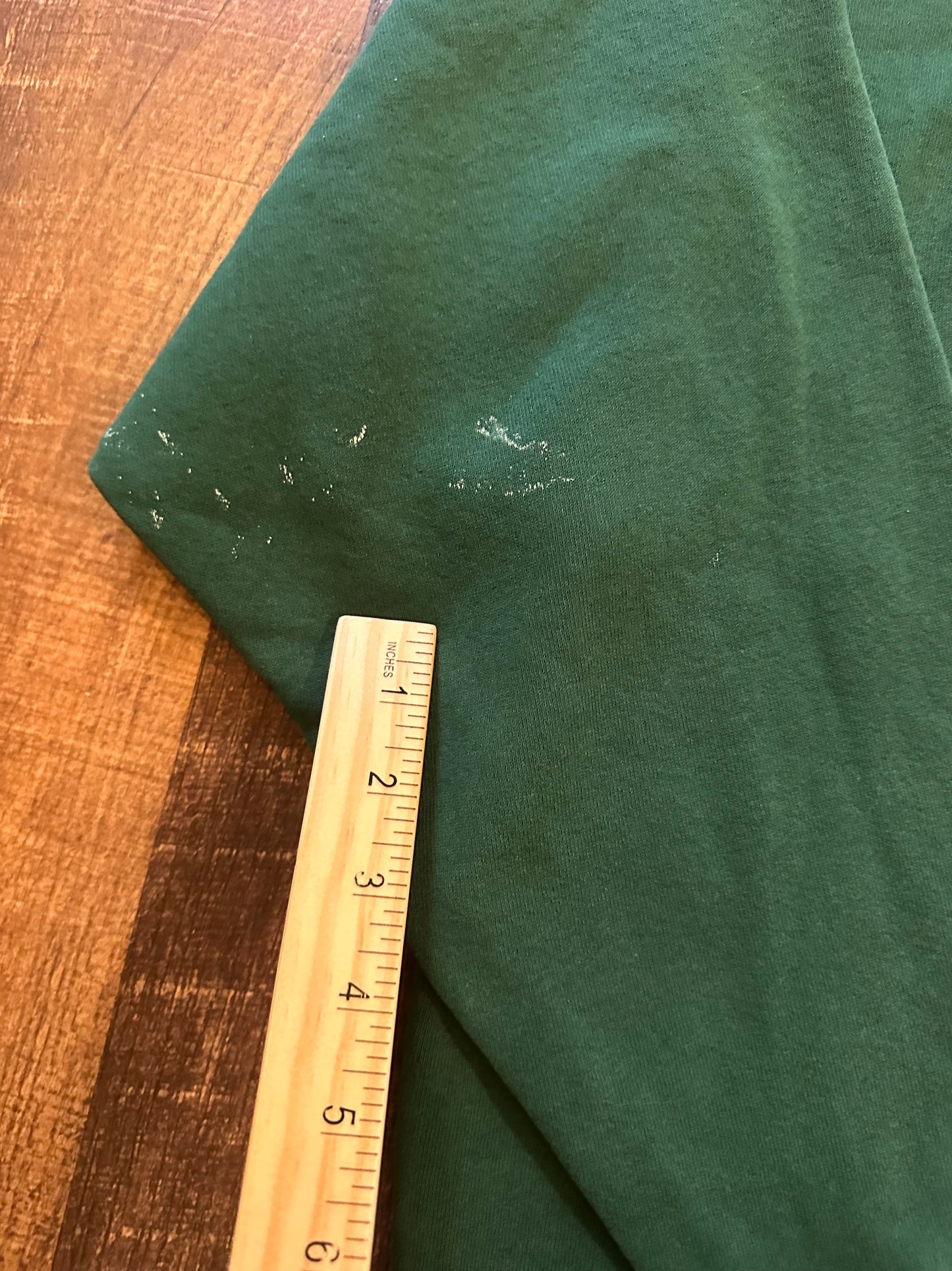 Vintage Oneita Crewneck (XL) Pressed Trout Embroidered Fly - Green