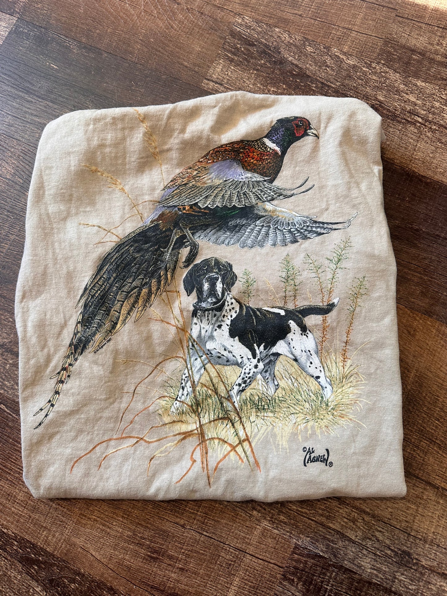 Al Agnew Tshirt 2007 (M) Bird Dog and Pheasant