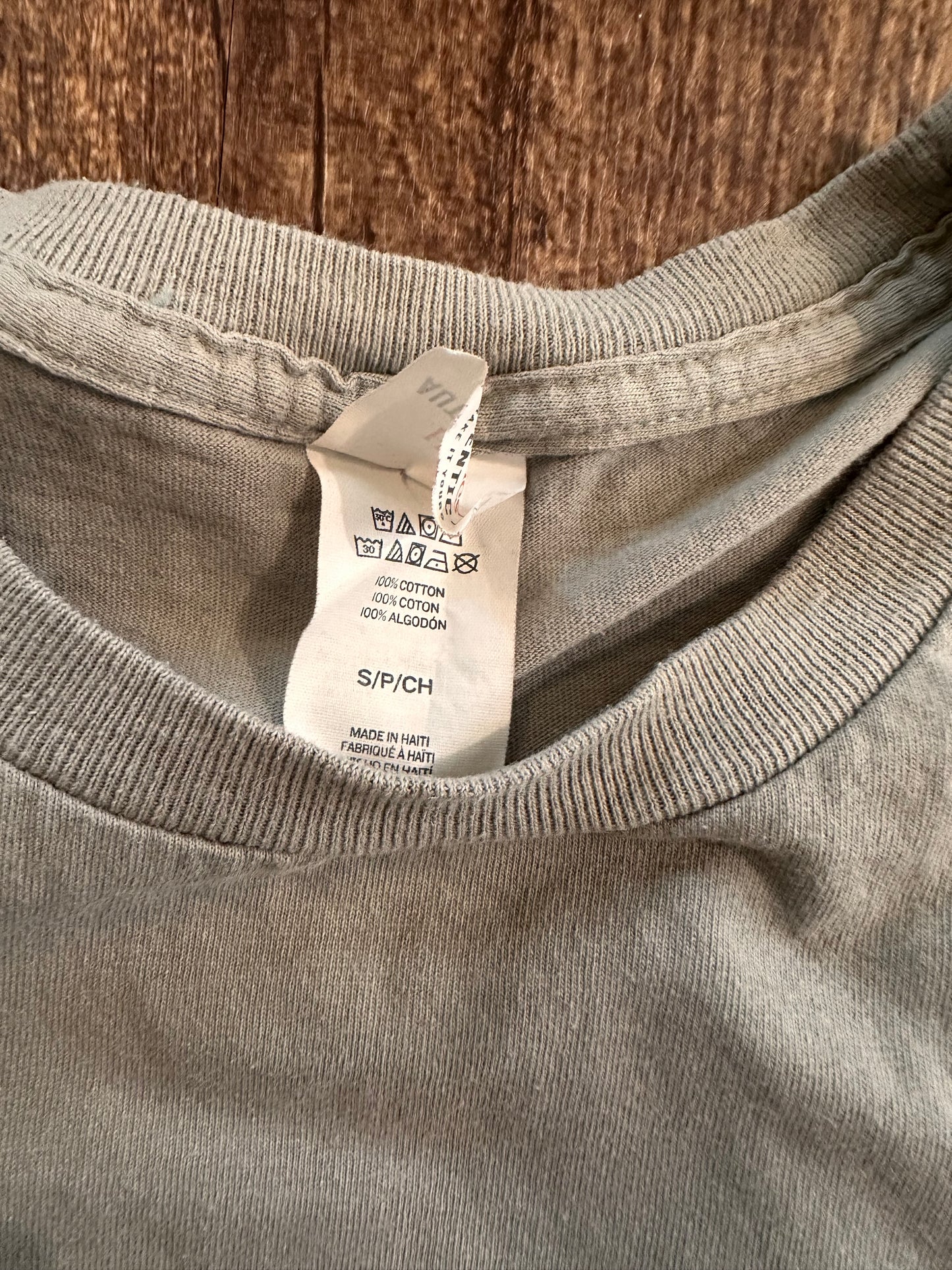 VTG Hanes Tee (S) Common Loon Graphic Art - Gray