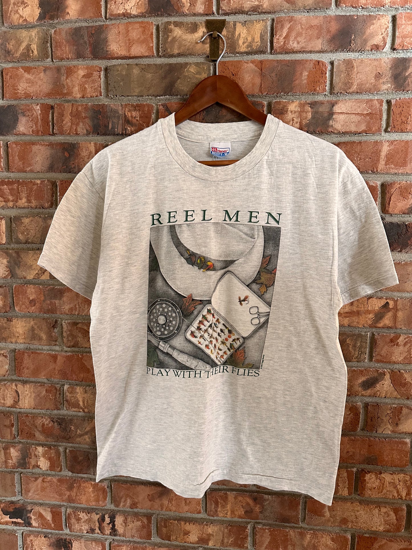 Vintage T - (M/L) Reel Men Play With Their Flies