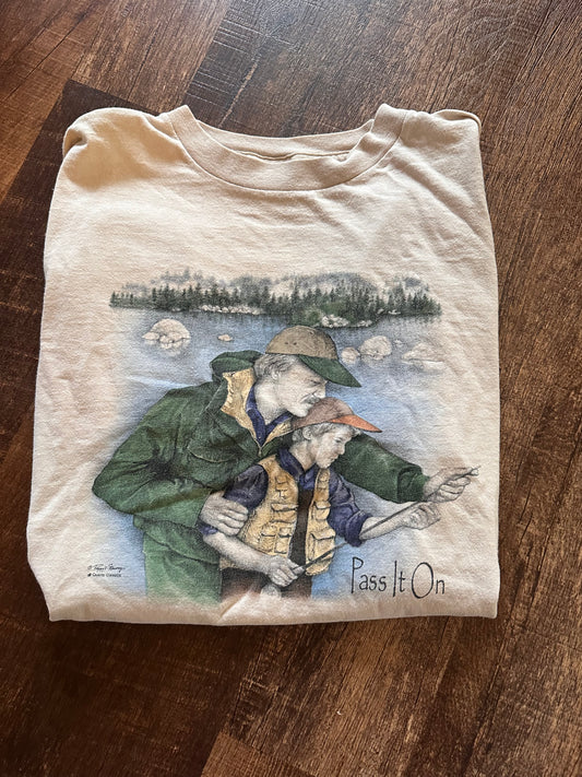 Vintage Peggy Murray T (XL) “Pass it on”