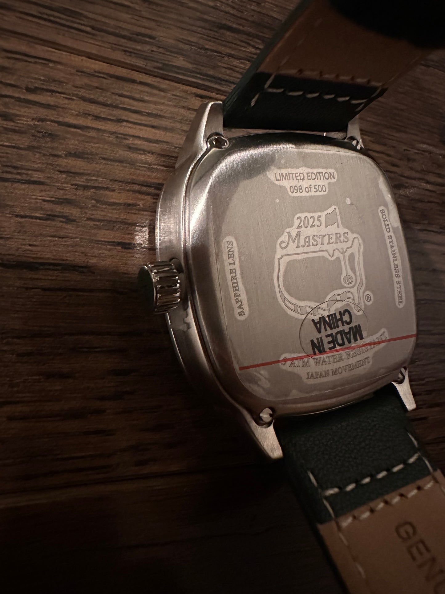 *Consignment - Authentic Masters Tournament Limited-Edition Watch - Rory McIlroy Masters Watch - Never Worn