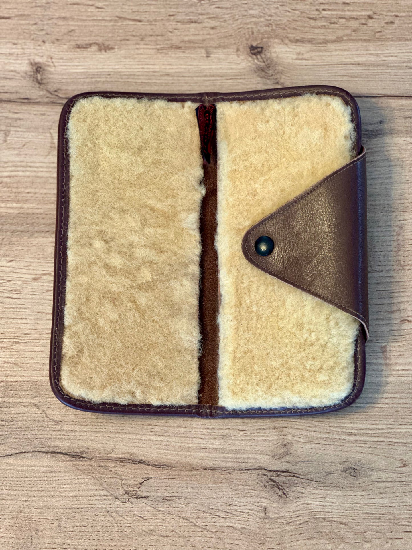 Vintage 1930s/1940s LL Bean Leather Fly Wallet