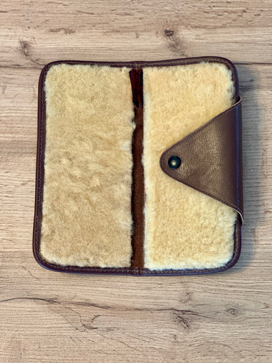 Vintage 1930s/1940s LL Bean Leather Fly Wallet