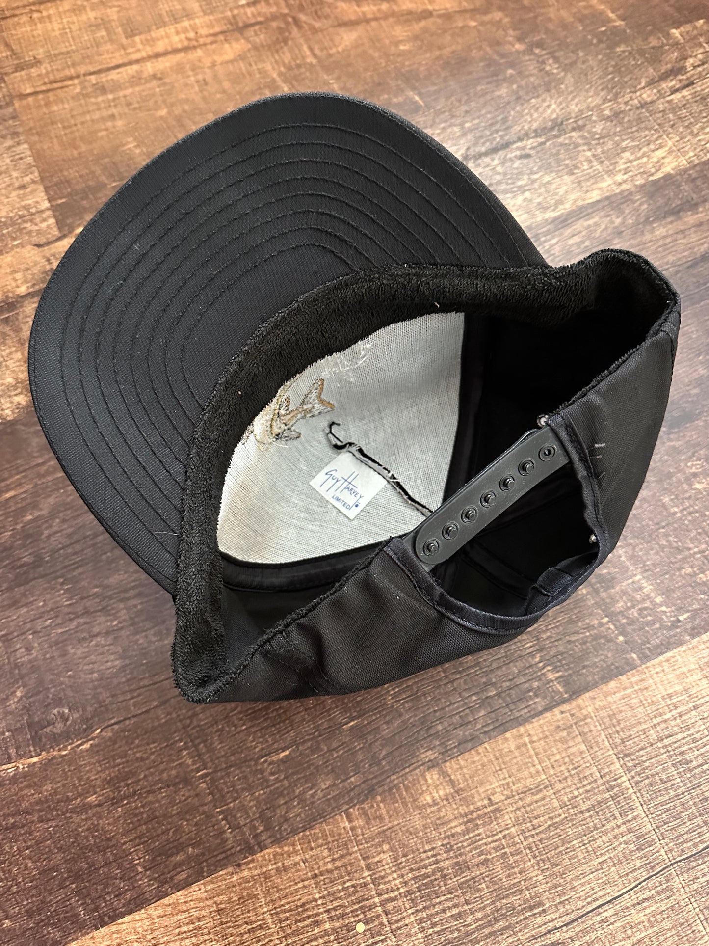 Vintage Guy Harvey Snapback Hat - Black